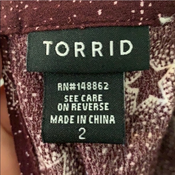 Torrid Purple Star Top! - Picture 6 of 6